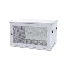 LINKEDPRO BY EPCOM Gabinete de Pared Fijo, Puerta Perforada, Rack 19" de 6 UR (600 x 355 x 523 mm)(An x Al x Prof.) Color Blanco MOD: SR-19-06-GFPS-VW