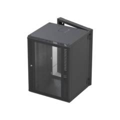 LINKEDPRO BY EPCOM Gabinete Abatible para Montaje en Pared con Rack 19" de 16 Unidades con Vidrio de Seguridad MOD: SR-1916-GAP-V3