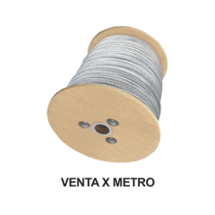 SYSCOM TOWERS Cable de Retenida 7 Hilos , Resistencia 600 kg, Diámetro 1/8" (Metro). MOD: SRET-18-DA