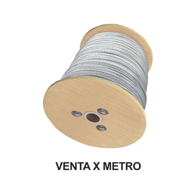 SYSCOM TOWERS Cable de Retenida 7 Hilos , Resistencia 600 kg, Diámetro 1/8" (Metro). MOD: SRET-18-DA