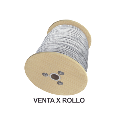 CAMESA Cable de Retenida 5/16", Resistencia 3629 Kg, 7 Hilos (Carrete de 2000 metros). MOD: S-RET-516CAM/2000