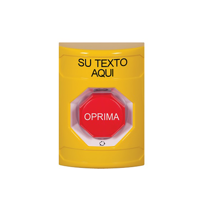 STI Botón de Texto Personalizado en Español, Girar para restablecer MOD: SS2-209-ZA-ES