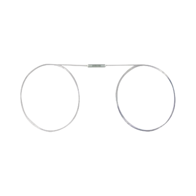 FIBERHOME Splitter (Divisor Óptico) Desbalanceado tipo FBT, 1x2, 25/75 para fusión (sin conectores) MOD: SSC-A-1X2-1310-25/75-0-2.4X25-1M