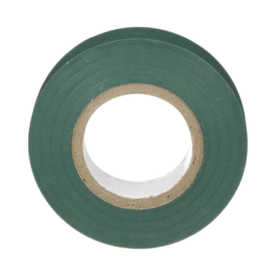 PANDUIT Cinta Eléctrica para Aislar, de PVC, Uso General, Grosor de 0.18mm (7 mil), Ancho de 19mm, y 20.12m de Largo, Color Verde MOD: ST17-075-66GR