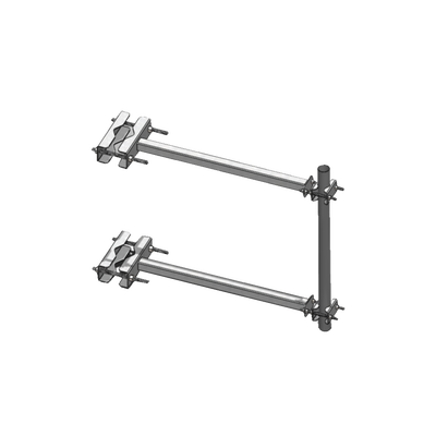 SYSCOM TOWERS Brazo Lateral para Torre Autosoportada, Tubo de 2" Ced. 30 X 60 cm, Sep. 60 cm. MOD: STAB-L1