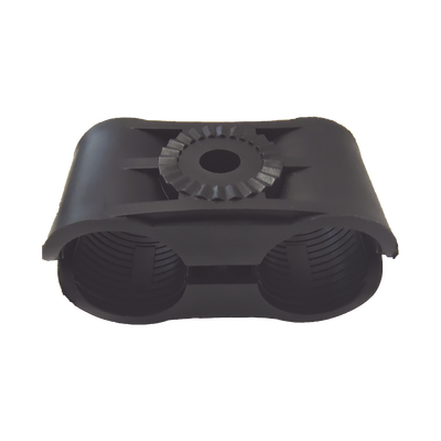 SYSCOM TOWERS Sujetador de doble click para cable coaxial de 7/8" paquete de 10 piezas. MOD: STBH78