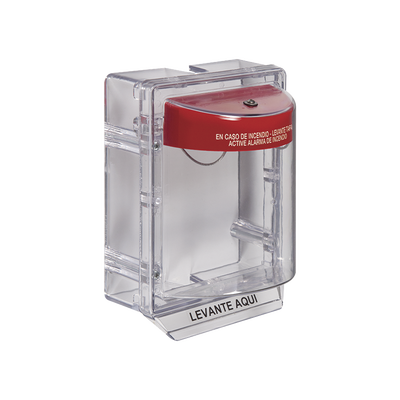 STI Cubierta Protectora Serie Stopper II® De Policarbonato, Con Bocina, Espaciador Transparente, Etiqueta en Español MOD: STI-1130-ES