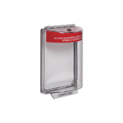 STI Cubierta Universal Transparente, Texto de Incendio en Español MOD: STI-13010FR-ES