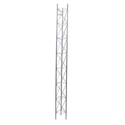 SYSCOM TOWERS Tramo de Torre Arriostrada de 3m x 45cm, Galvanizado por Inmersión, Hasta 60 m de Elevación. Zonas Húmedas. MOD: STZ-45G