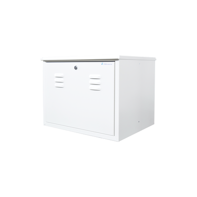 EPCOM INDUSTRIAL Gabinete para resguardo de baterías (hasta dos baterías PL110D12) con opción para montaje en poste. MOD: SVR-1419