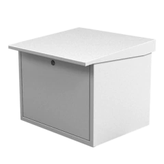 EPCOM INDUSTRIAL Gabinete para resguardo de baterías (hasta dos baterías PL110D12). Lámina Galvanizada. MOD: SVR-1419-G