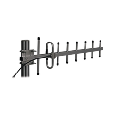 SINCLAIR Antena Yagi 440-460 MHz, 10dB Ganancia, Anodizada en Negro, 7 Elementos, N Macho. MOD: SY307-SF9SNMABK