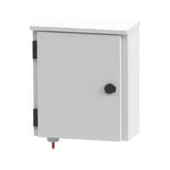 EPCOM INDUSTRIAL Gabinete de Exterior con Preparación para Instalación en Muro o Poste (355 X 406 X 170 mm). MOD: SYG-075-EPLUS-V2