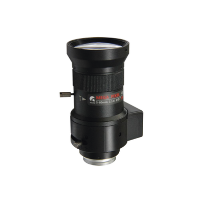 SYSCOM Lente Varifocal 5 a 60 mm / 2MP / Iris Automático / Día/Noche / Formato 1/2.7 MOD: SYS-0560-DIRC