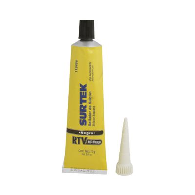 SURTEK Silicón para Altas Temperaturas /Color Negro/ Tubo 70 g. SYS-113-458
