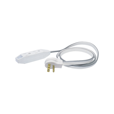 SURTEK Extension electrica plana de 1 metro con clavija aterrizada. MOD: SYS-136051