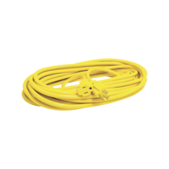 SURTEK Extensión Eléctrica de Uso Rudo Aterrizada 5 metros /127 V CA 10 A Máximo / Color Amarillo. SYS-136171