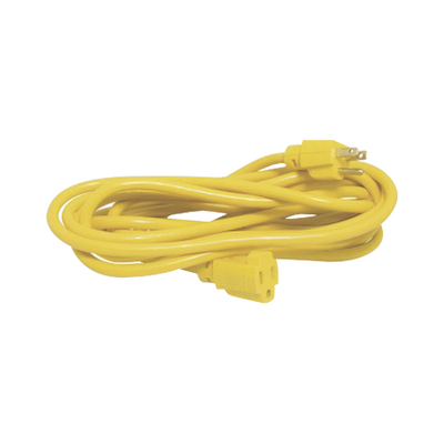 SURTEK Extensión Eléctrica de Uso Rudo Aterrizada 30 metros / Color Amarillo. SYS-136175