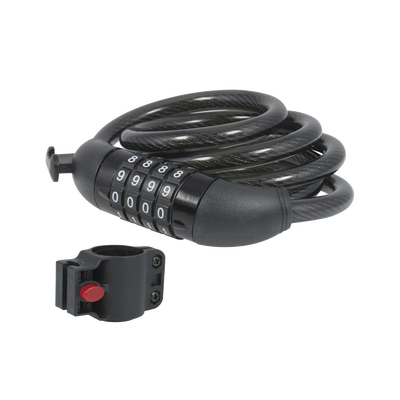 LOCK Candado de Cable de Combinación/ Longitud 120 cm / Nivel de seguridad 3/ Discos Programables. MOD: SYS-15CN