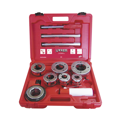 URREA Juego de Tarraja de dados para tubo 1/2" - 2" NPT 9 piezas MOD: SYS-851