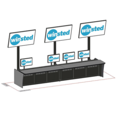 Winsted Mueble de Monitoreo de Control Winsted Corporation - WELS4 MOD: SYSB0022