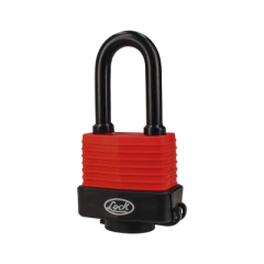 LOCK Candado Impermeable con Llave Estándar /Arco Largo de 46 mm/ Nivel de Seguridad 4 / Línea Comercial. MOD: SYS-C25-L40