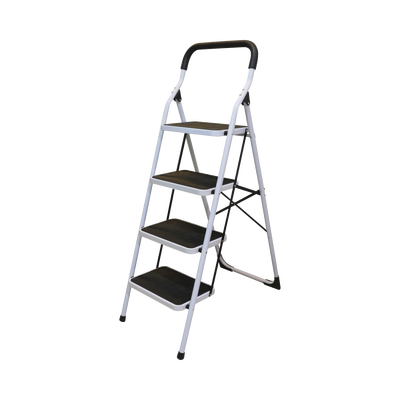 SURTEK Escalera Plegable Tipo Taburete de Acero de 1.37 m. SYS-ETT-4