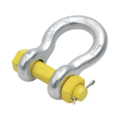 SURTEK Grillete de Acero forjado de 1/2" con chaveta. Carga Máxima: 1,810 Kg. MOD: SYS-GRI12CC