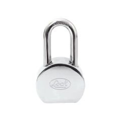 LOCK Candado Redondo largo de 65 mm con llave estándar. MOD: SYS-L22L65EACB