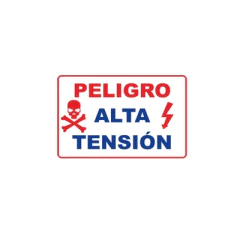 YONUSA Letrero de peligro para cercas electrificadas, de alta durabilidad (21 x 13 cm) SYSLET