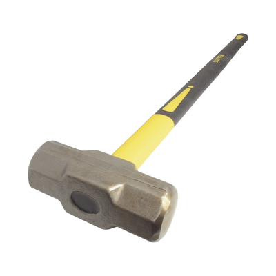 SURTEK Marro de acero octagonal 12 libras mango fibra de vidrio. MOD: SYS-MARR12FV