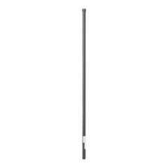 EPCOM INDUSTRIAL Poste de Esquina Negro de 1.2m para Cerca Electrificada de Tubo Galvanizado cal. 18 de 1"Diam. para 5 Aisladores (No incluidos). MOD: SYS-POST-4B