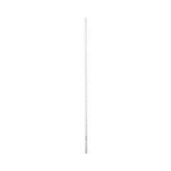 EPCOM INDUSTRIAL Poste de Esquina para Cerca Electrificada. Tubo Galva. de 1.4 m, cal. 18 de 1" Diam. + Pintura Blanca. Ideal para 6 Aisladores MOD: SYS-POST-ESQ-6W