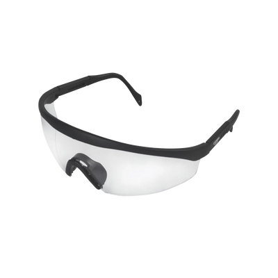 URREA Lentes de seguridad modelo "cronos" transparente, varilla ajustable. MOD: SYS-USL003