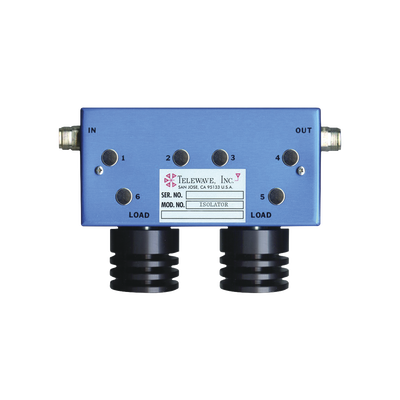TELEWAVE, INC Aislador Doble para 400-512 MHz, 70 dB de Aislamiento, Ajustable en ± 5 MHz, 100 Watt, N Hembras. MOD: T-4560