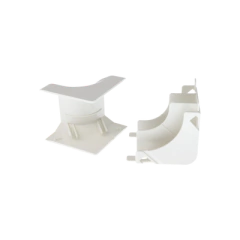 PANDUIT Esquinero interior, para uso con canaleta T45, Material PVC Rígido, Color Blanco Mate MOD: T45ICIW