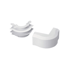 PANDUIT Esquinero exterior, para uso con canaleta T45, Material PVC Rígido, Color Blanco Mate MOD: T45OCIW