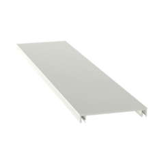 PANDUIT Cubierta para canaleta T-70, de PVC rígido, 70.1 x 9.1 x 2400 mm, Color Blanco Mate MOD: T70CIW8
