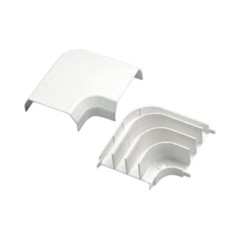 PANDUIT Curva de radio controlado, para uso con canaleta T70, Material PVC Rígido, Color Blanco Mate MOD: T70RAIW