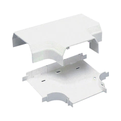 PANDUIT Accesorio en "T", para uso con canaleta T70, Material PVC Rígido, Color Blanco Mate MOD: T70TIW