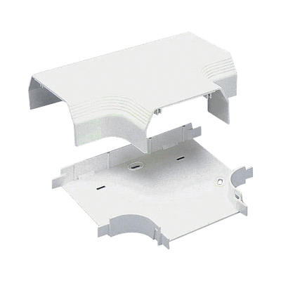 PANDUIT Accesorio en "T", para uso con canaleta T70, Material PVC Rígido, Color Blanco Mate MOD: T70TIW