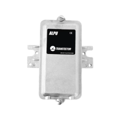 TRANSTECTOR Protector PoE Metálico Individual Para Exterior Contra Descargas Atmosféricas Con Puertos RJ45 10/100 Mbps MOD: TALPU-48-POE