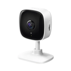 TP-LINK Cámara IP Wi-Fi para hogar, 2 megapixel, audio doble vía, visión nocturna, notificación Push, acepta memoria Micro SD de para grabación. MOD: TAPOC100