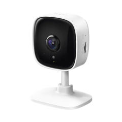 TP-LINK Cámara IP Wi-Fi para hogar, 3 megapixel, audio doble vía, visión nocturna, notificación Push, acepta memoria Micro SD de para grabación. MOD: TAPO-C110