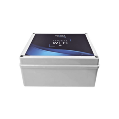 YONUSA Modulo WIFI LITE con gabinete para uso en Energizadores YONUSA / Aplicación sin costo / Botón de Pánico/ 1 Salida Propósito General MOD: TARJET-WIFI-LITE