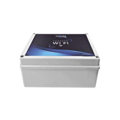 YONUSA Modulo WIFI LITE con gabinete para uso en Energizadores YONUSA / Aplicación sin costo / Botón de Pánico/ 1 Salida Propósito General MOD: TARJET-WIFI-LITE