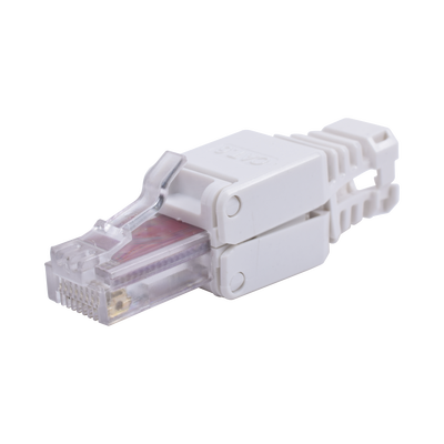 LINKEDPRO BY EPCOM Conector de red RJ45 para cable CAT6 SIN USO DE HERRAMIENTAS MOD: TC6WT