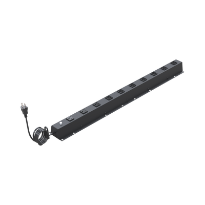LINKEDPRO BY EPCOM PDU Vertical de 10 Contactos (NEMA 5-15R). Volt. Ent./Sal.: 120Vca/15A compatible con Racks EIRL y EIQR. MOD: TCM-SR19KIT