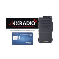 Telo Systems Kit de Radio TE390V2 + Licencia NXRADIOTERMINAL Anual + SIM Telcel 1GB MOD: TE390V2KITSIMTEL