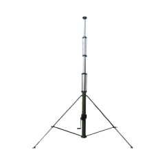 SYSCOM TOWERS Mástil Telescópico Retraible Manual de 15 metros con Accesorios. Incluye Tripie. MOD: TELEMASTM15